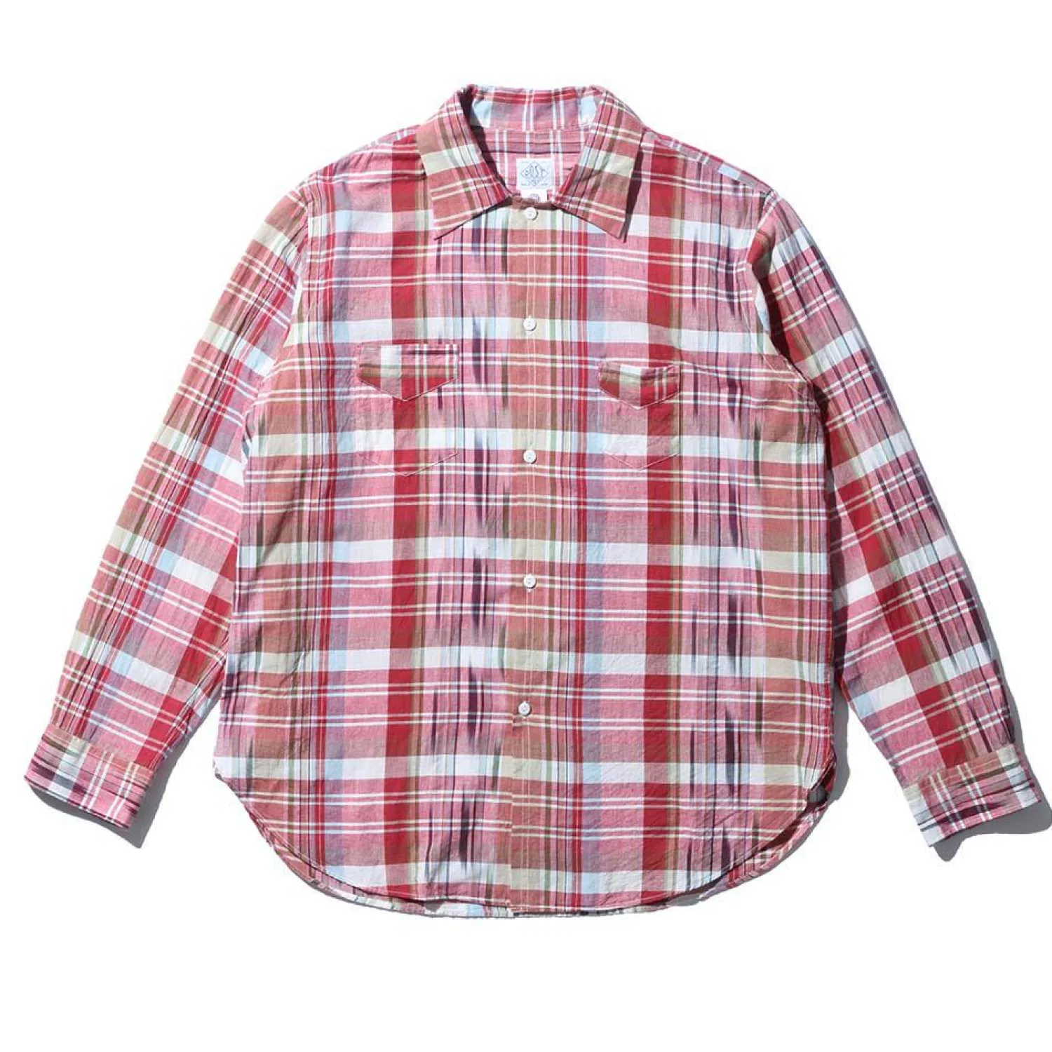 Post Overalls Shirts<Neutra 3 Madras Shirt Red