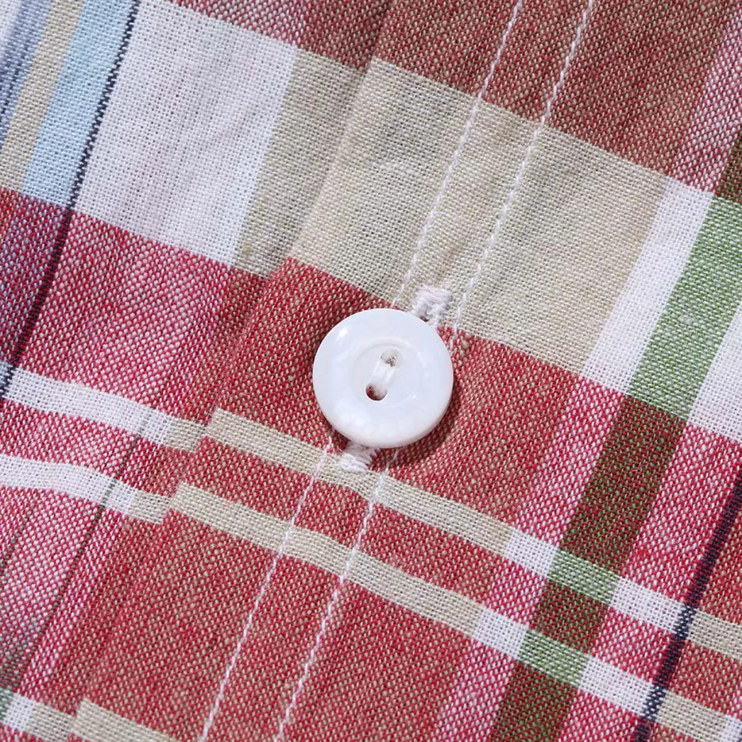 Post Overalls Shirts<Neutra 3 Madras Shirt Red