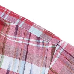 Post Overalls Shirts<Neutra 3 Madras Shirt Red