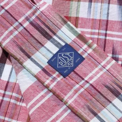 Post Overalls Shirts<Neutra 3 Madras Shirt Red