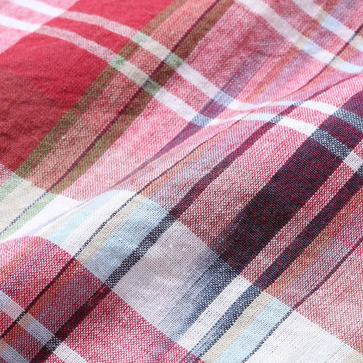 Post Overalls Shirts<Neutra 3 Madras Shirt Red