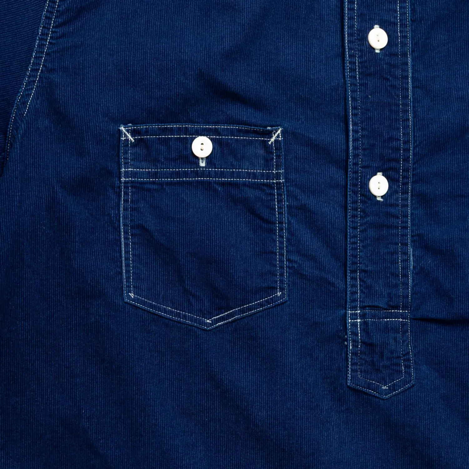 Post Overalls Shirts<No.2 Shirt Cotton Cords Indigo