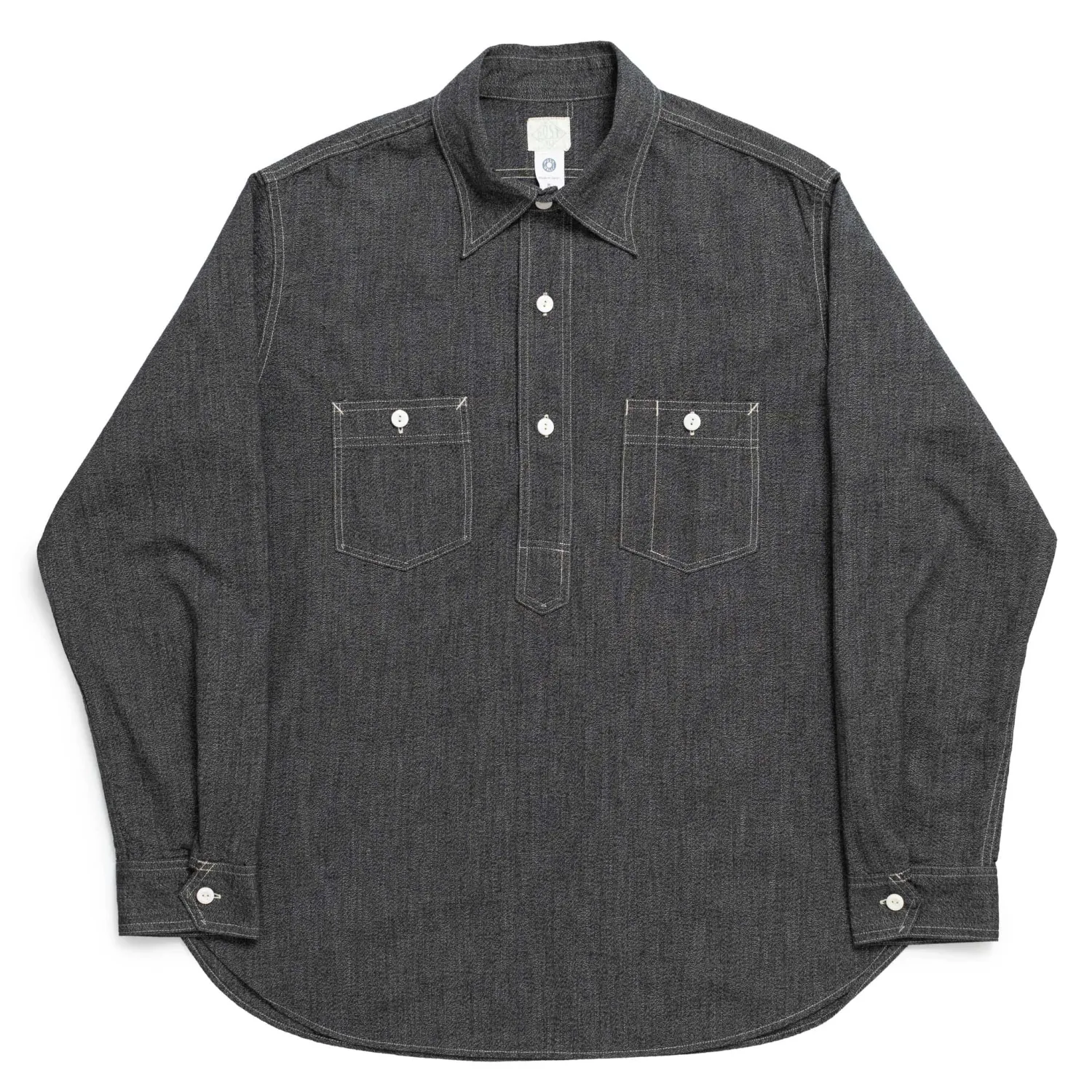 Post Overalls Shirts<No.2 Shirt Grey Covert Salt & Pepper
