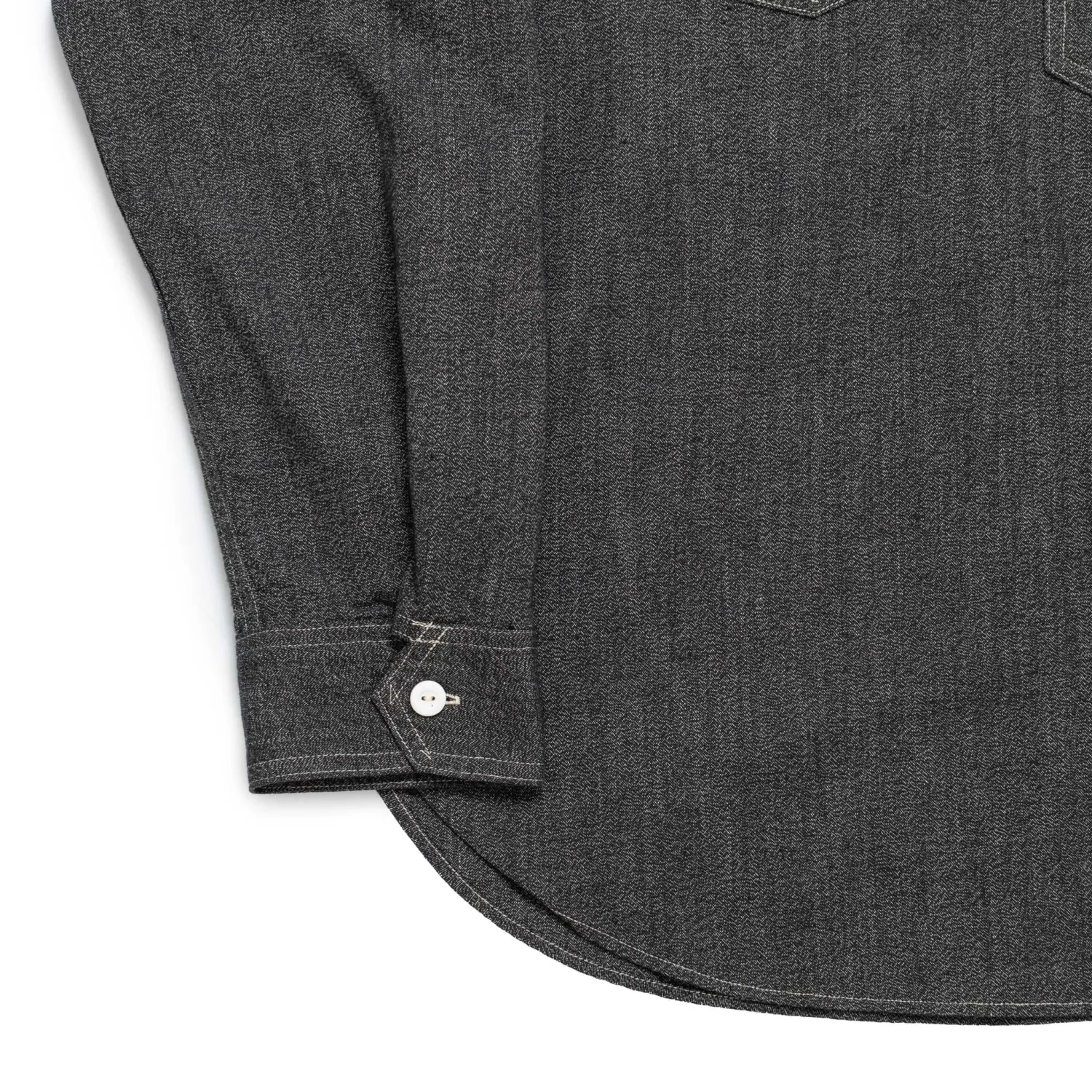 Post Overalls Shirts<No.2 Shirt Grey Covert Salt & Pepper
