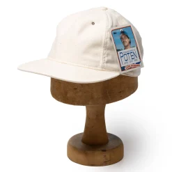 Poten Baseball Cap Poten<Poten Back Satin Baseball Cap White