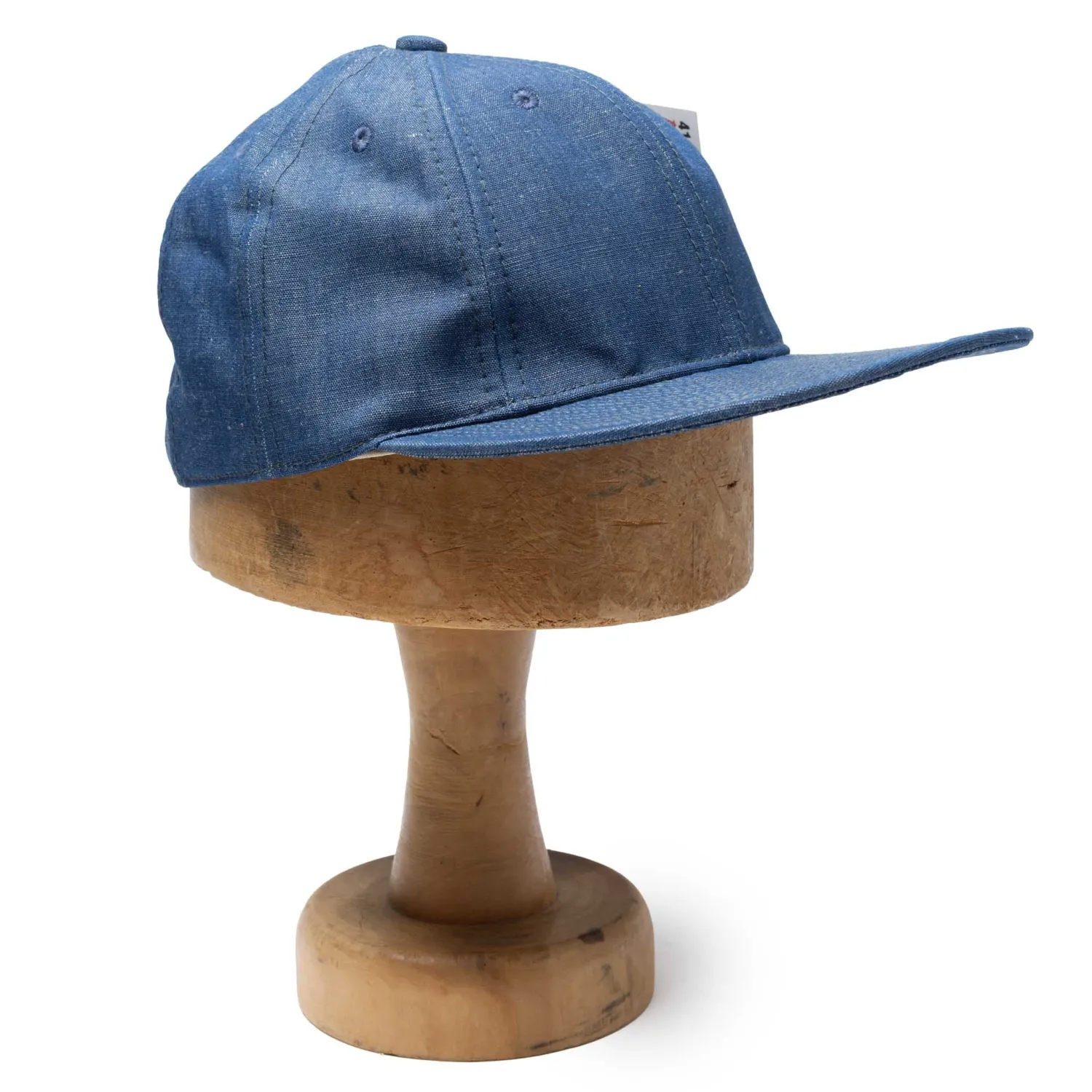 Poten Baseball Cap Poten<Poten Cotton/Linen Chambray Baseball Cap Navy