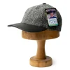Poten Baseball Cap Poten<Poten Harris Tweed Baseball Hat Grey