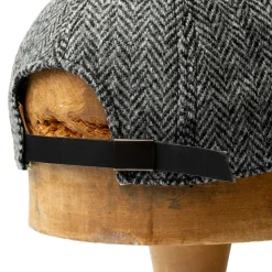 Poten Baseball Cap Poten<Poten Harris Tweed Baseball Hat Grey