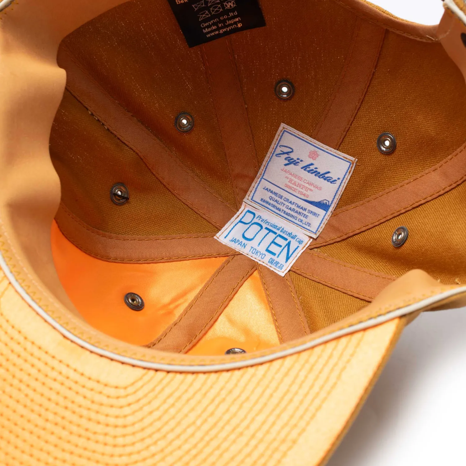 Poten Baseball Cap Poten<Poten Hunting Canvas Baseball Cap Brown