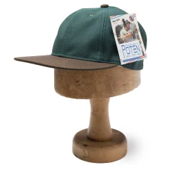 Poten Baseball Cap Poten<Poten Vintage Hopsack Baseball Cap Green