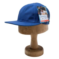 Poten Baseball Cap Poten<Poten Vintage Hopsack Baseball Cap Blue