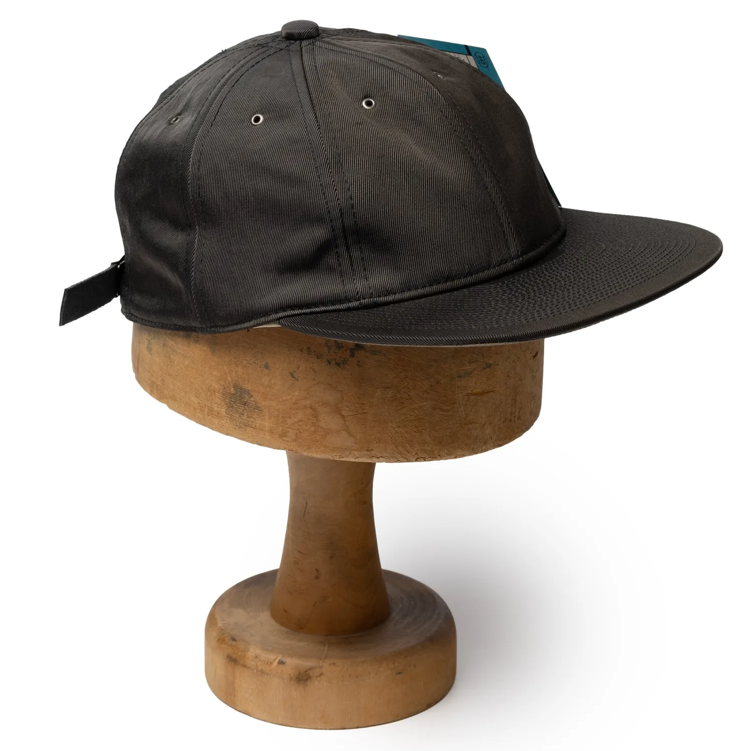 Poten Baseball Cap Poten<Poten Vintage Nylon Baseball Cap Grey