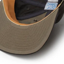 Poten Baseball Cap Poten<Poten Vintage Nylon Baseball Cap Grey