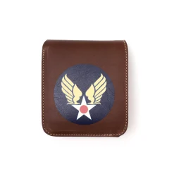 Clutch Cafe Red Moon<Red Moon Short Wallet U.S. Air Force Brown