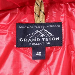 Rocky Mountain Featherbed Jackets And Coats<Teton Jacket Red