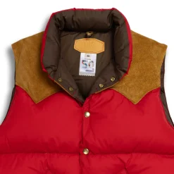 Rocky Mountain Featherbed Vests<Down Vest Red