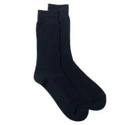 Rototo Rototo<Cotton Waffle Crew Socks D. Navy