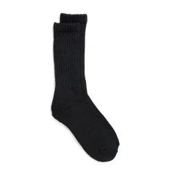 Rototo Rototo<Loose Pile Crew Socks Black