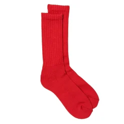 Rototo Rototo<Loose Pile Crew Socks Red