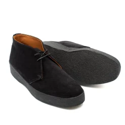 Sanders Sanders<Japan Sam Chukka Black Suede