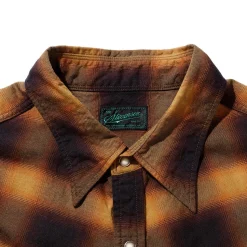 Stevenson Overall Shirts<Cody Western Shirt Camel x Black