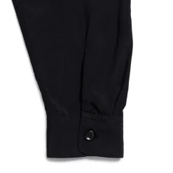 Style Eyes Shirts<by Toyo Enterprise Plain Rayon Bowling Shirt Black