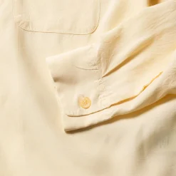 Style Eyes Shirts<by Toyo Enterprise Plain Rayon Bowling Shirt Off White