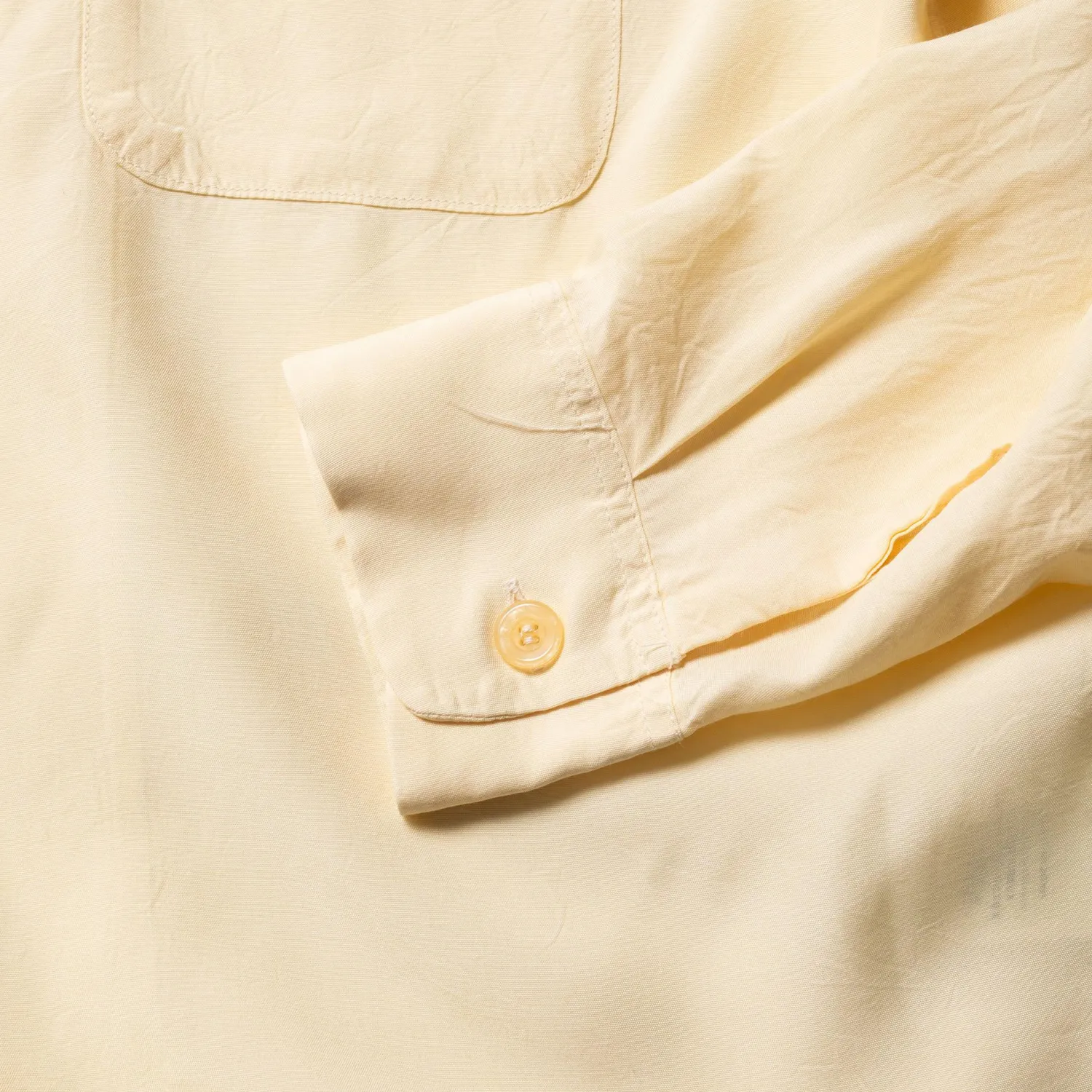 Style Eyes Shirts<by Toyo Enterprise Plain Rayon Bowling Shirt Off White