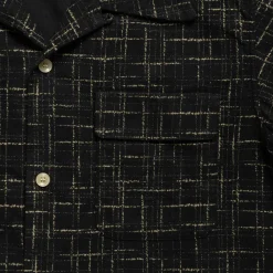 Style Eyes Shirts<Splash Flannel Sport Shirt Black