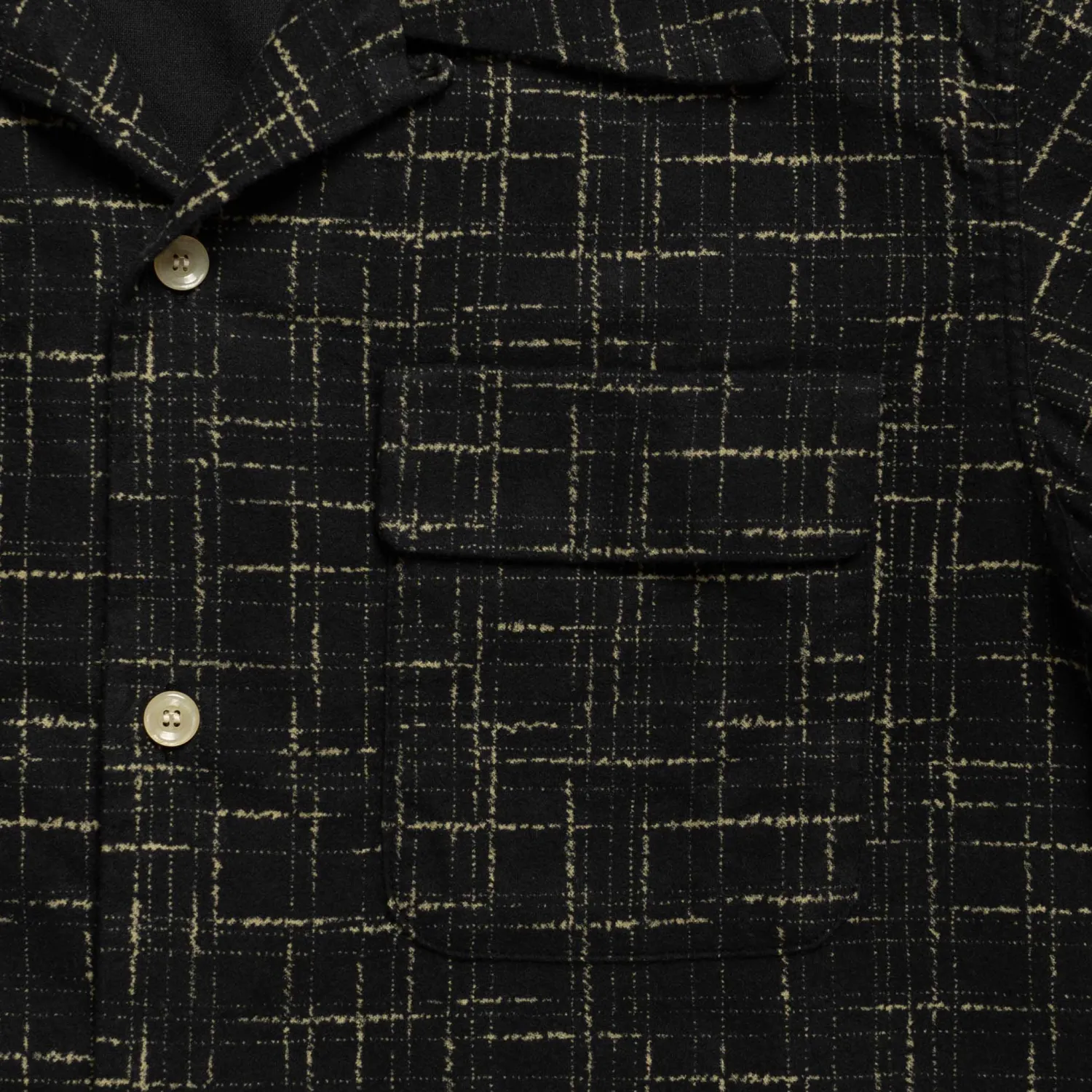 Style Eyes Shirts<Splash Flannel Sport Shirt Black
