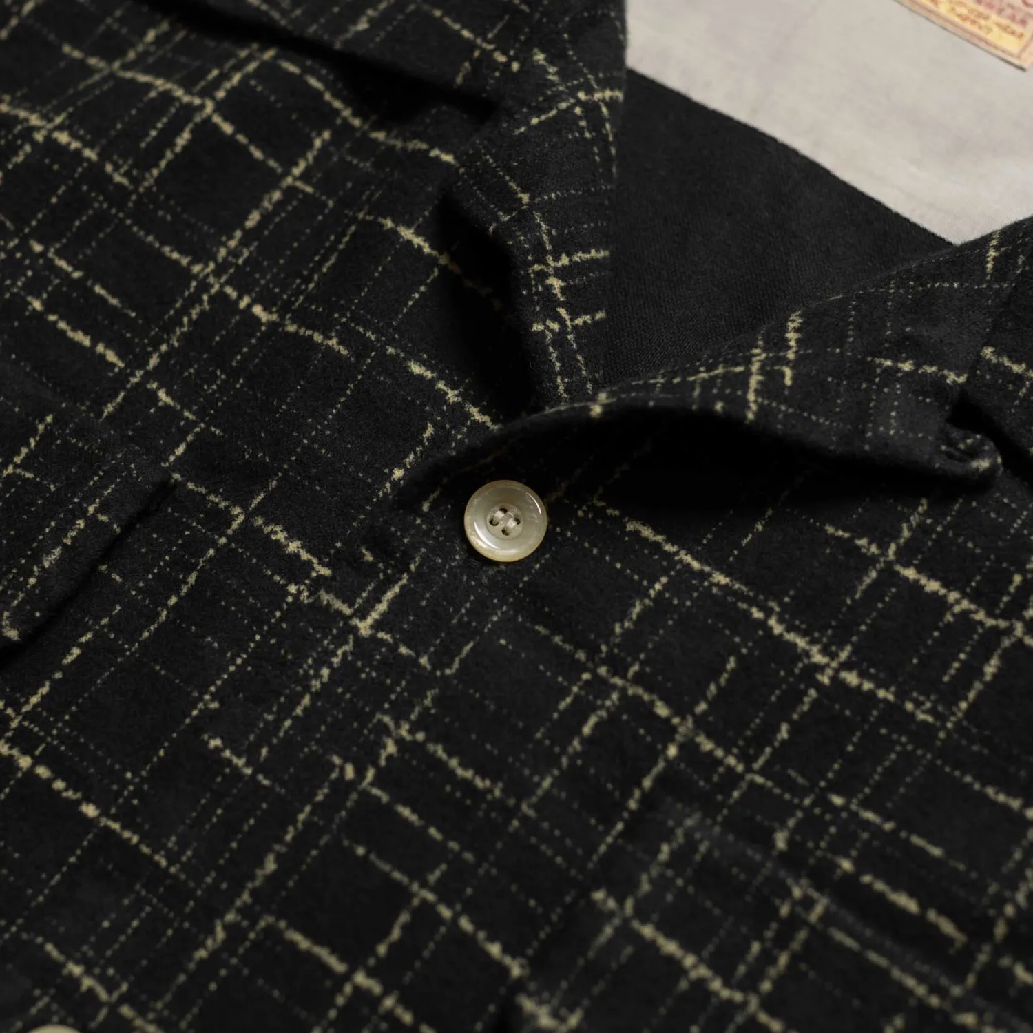 Style Eyes Shirts<Splash Flannel Sport Shirt Black