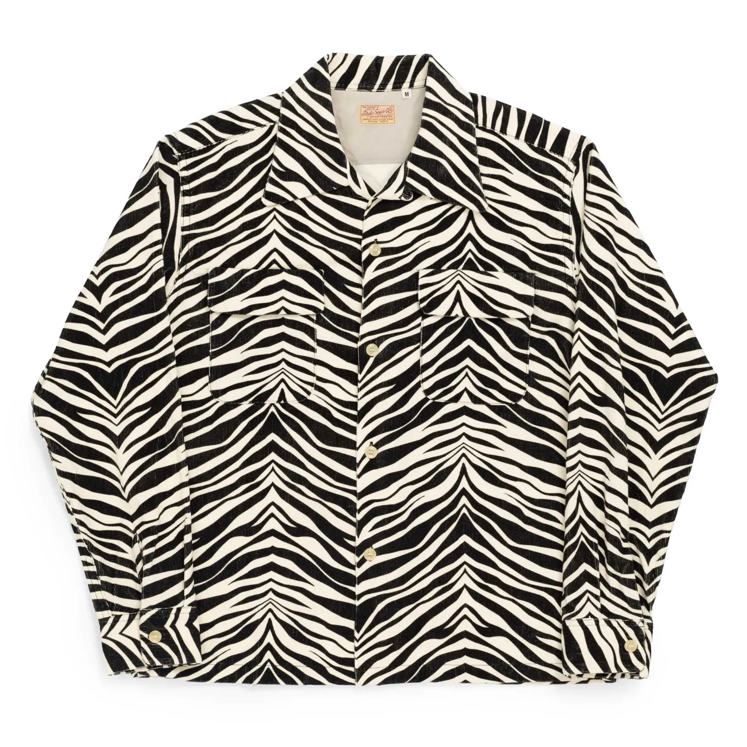 Style Eyes Shirts<Zebra Corduroy Shirt Off White