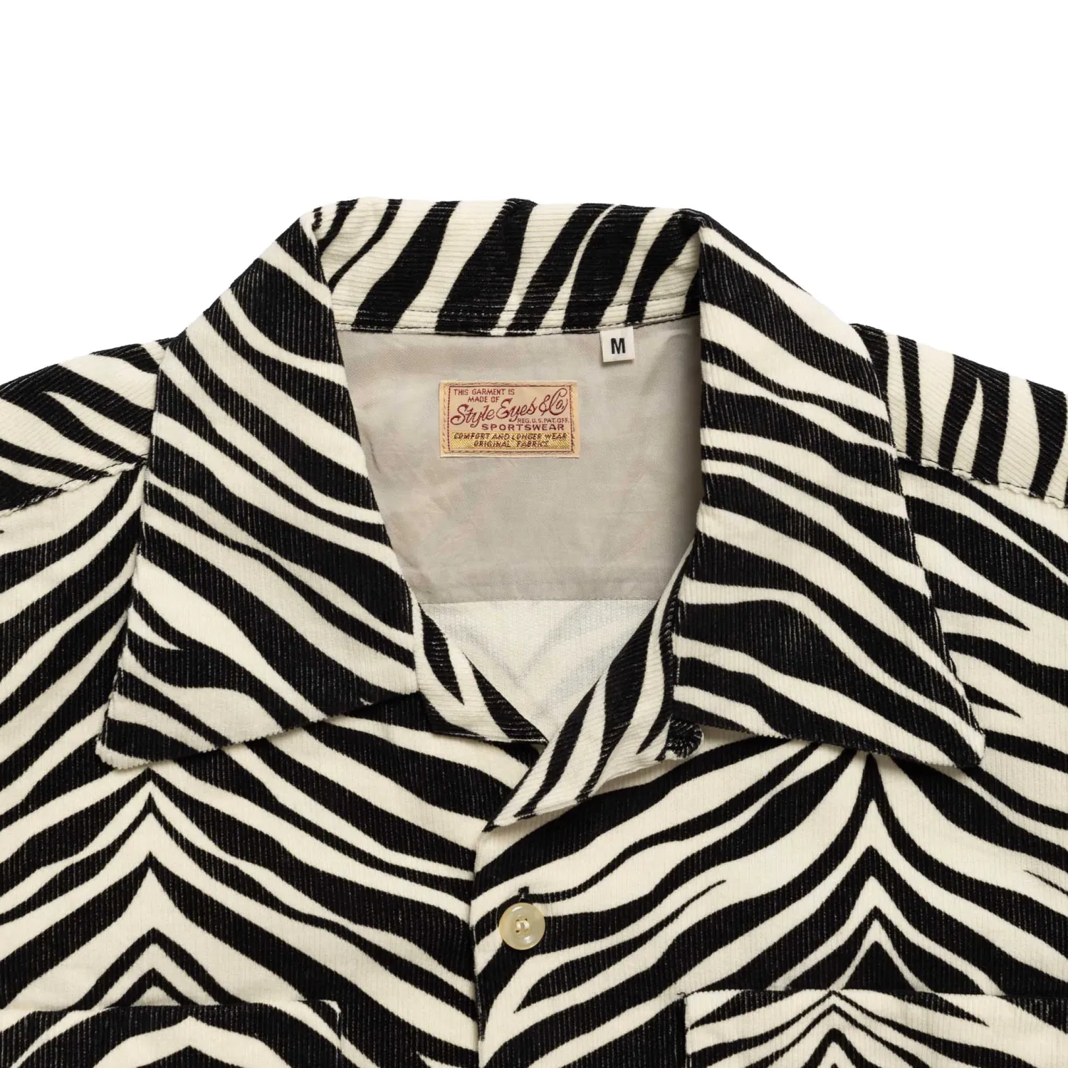 Style Eyes Shirts<Zebra Corduroy Shirt Off White