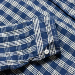 Sun Surf Shirts<by Union Supply Palaka Check Shirt Navy (One Wash)