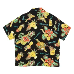 Sun Surf Shirts|Hawaiian Shirt<Hawaii Musical Hawaiian Shirt Black