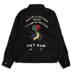Tailor Toyo Jackets And Coats<Cotton Vietnam Map Jacket Black