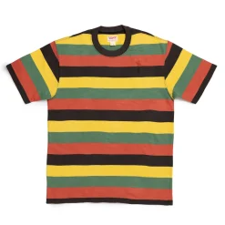 The Real McCoy's T-shirts & Undershirts<Buco Striped T-shirt Tricolour