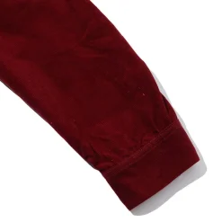 The Real McCoy's Shirts<Corduroy Open Collar Shirt Burgundy