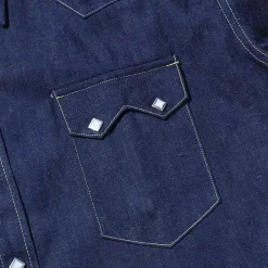 The Real McCoy's Shirts<Denim Western Shirt / Sawtooth Indigo