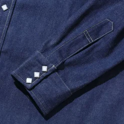 The Real McCoy's Shirts<Denim Western Shirt / Sawtooth Indigo