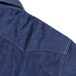 The Real McCoy's Shirts<Denim Western Shirt / Sawtooth Indigo