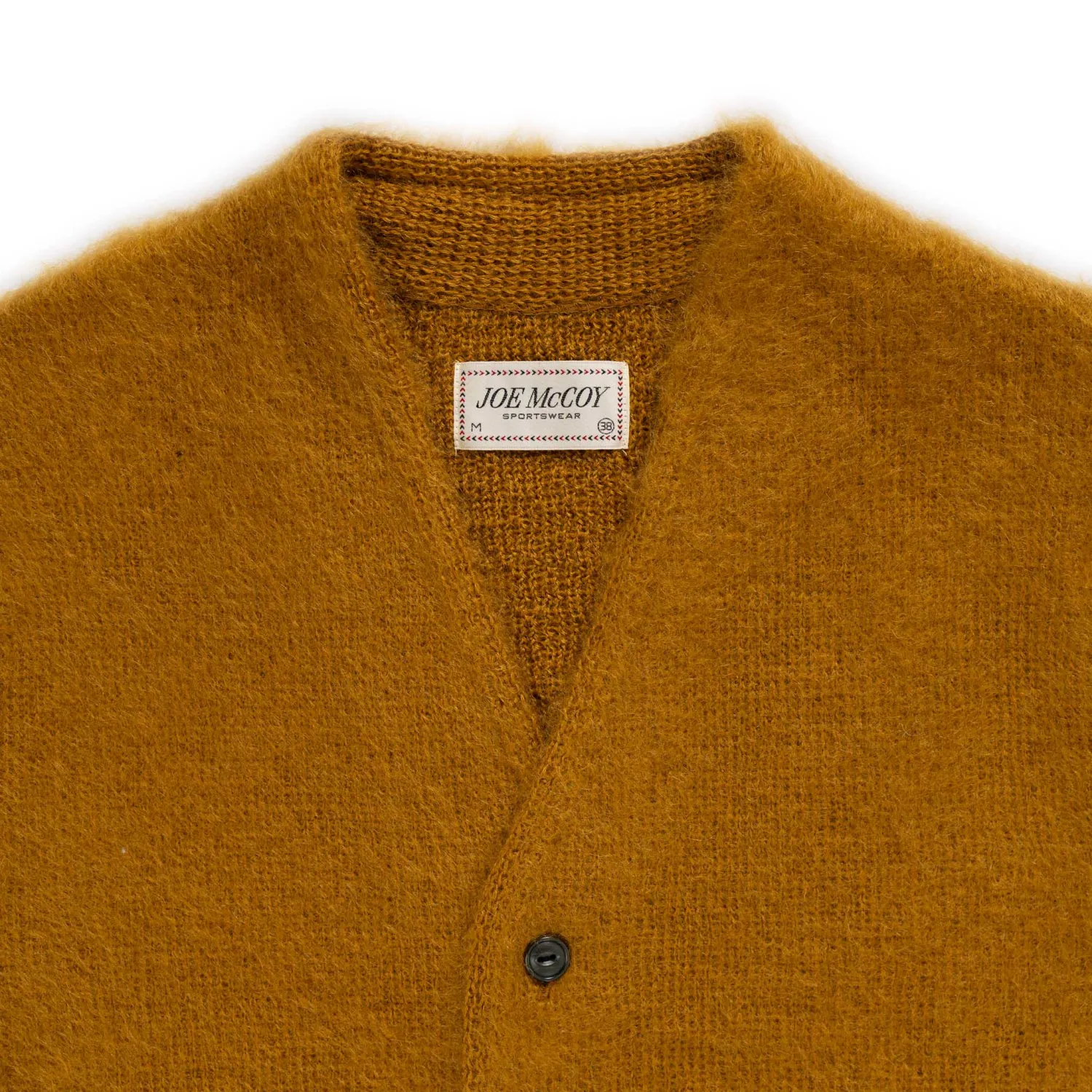 The Real McCoy's Knitwear<Joe McCoy Mohair Cardigan Mustard