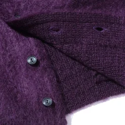The Real McCoy's Knitwear<Joe McCoy Mohair Cardigan Purple