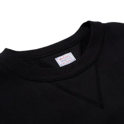 The Real McCoy's Sweatshirts & Hoodies<10.oz Loopwheel Sweatshirt Black
