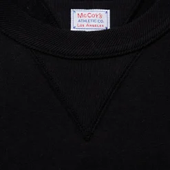 The Real McCoy's Sweatshirts & Hoodies<10.oz Loopwheel Sweatshirt Black