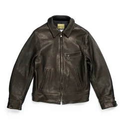 The Real McCoy's Leather Jackets|Jackets And Coats<30s Sports Jacket / Freeman Deerskin Black