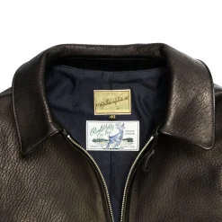 The Real McCoy's Leather Jackets|Jackets And Coats<30s Sports Jacket / Freeman Deerskin Black