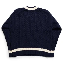 The Real McCoy's Knitwear<Tilden Knit Sweater Navy