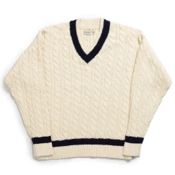 The Real McCoy's Knitwear<Tilden Knit Sweater Milk