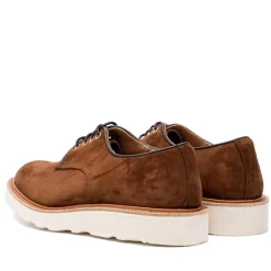 Tricker's Tricker's<For Clutch Cafe Daniel Derby Shoe Ridge Kudu Reverse Suede